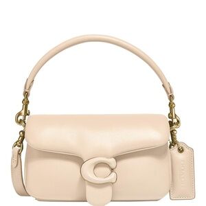 NWT Coach Women's Leather Covered C Closure Pillow Tabby 18 Shoulder Bag
